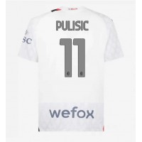 Pánský Fotbalový dres AC Milan Christian Pulisic #11 2023-24 Venkovní Krátký Rukáv